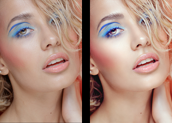 Beauty retouch work