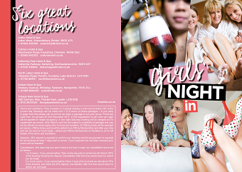 Girls Night In Brochure