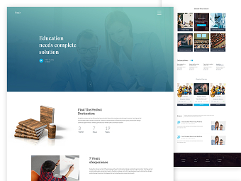 Education Landing Page.