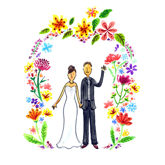 Wedding illustration
