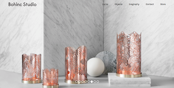 Bohinc studio website