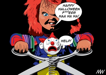 Chucky - Halloween Poster Design Project