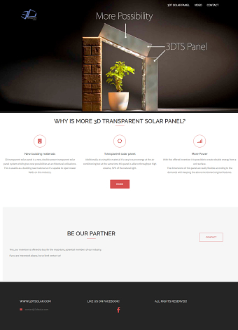 Website for a startup