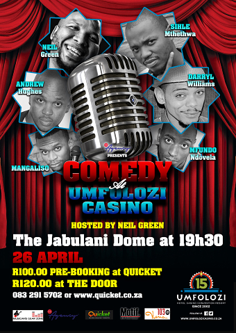 Poster design for Umfolozi casino [Comedy]