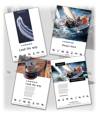Advertising concepts for Lewmar