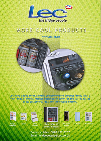 Press Ad for Lec Refrigeration