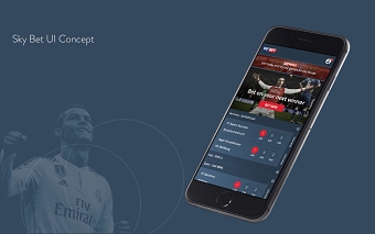 SkyBet UI concept app