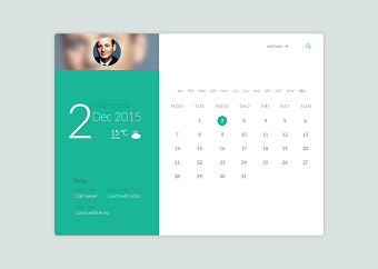 Daily UI Calendar #038