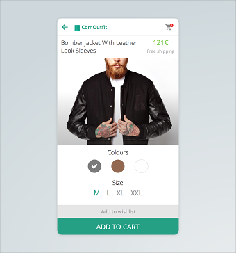 Daily UI E-Commerce Shop (Single Item) #012