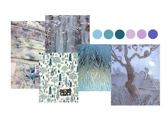Wallpaper design for Voyage Decoration