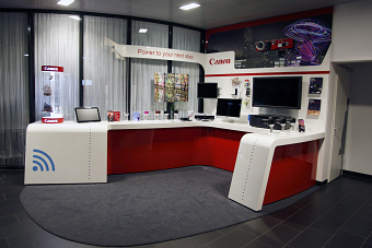 Canon HQ Lobby design