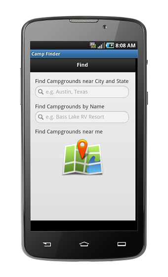 Campfinder Mobile App (Android)