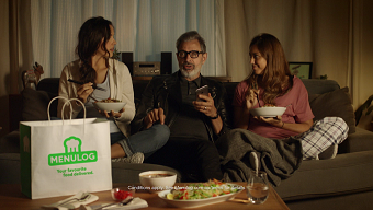 Jeff Goldblum & Menulog. 25% OF ME