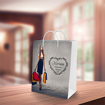 Work - Etichetta Adesiva Borsa (Miriam Abbigliamento)