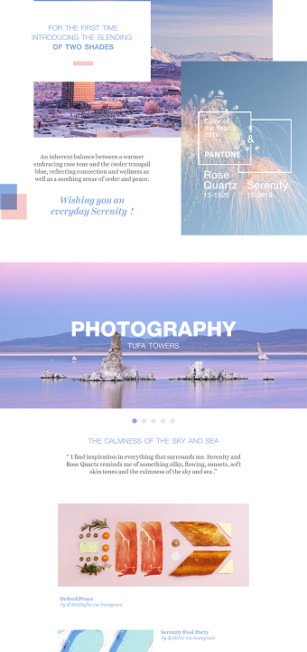 Pantone | Mini-site Concept