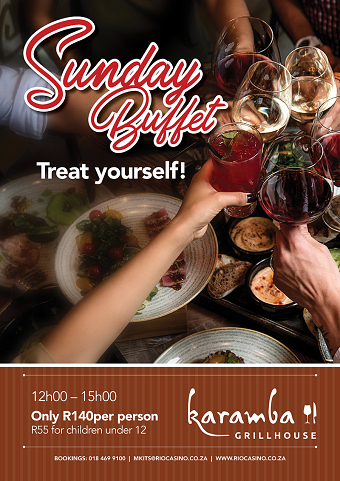 Poster concept and design for RIO Casino [Sunday day buffet]