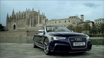 The Audi RS 5 Cabriolet in Mallorca