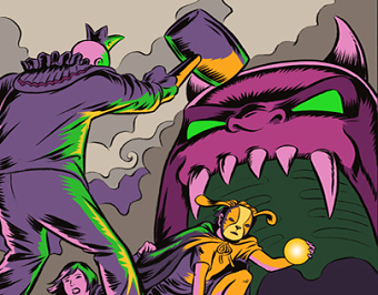 Dogboy 2, book cover illustration