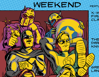 Super-Hero Cinema Poster