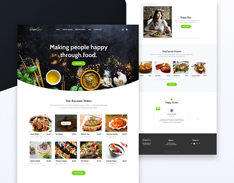 Landing Page For Perfect Spice