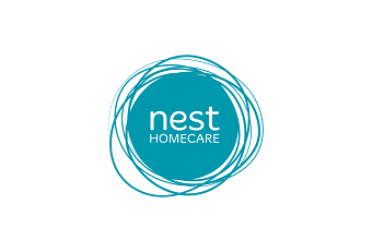 Brand identity for Nest Homecare