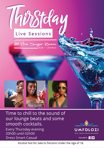 Poster concept and design for Umfolozi Casino [Thirstday]