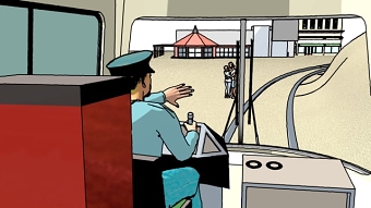 LLM 'Kant' 'Trolley Problem' animation