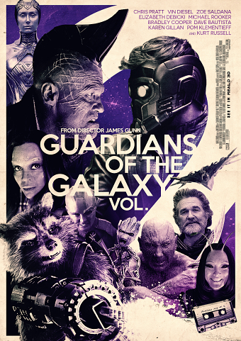 My alternative film poster take of 'Guardians of the Galaxy: Vol 2'.