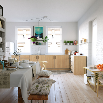 Cozy kitchen