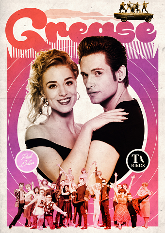 Unused Poster concept for 'Grease' the musical