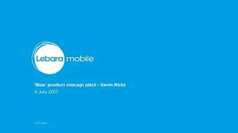 Pitch for Lebara Telecom
