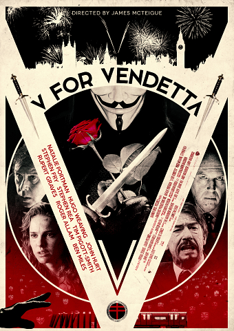 My film poster homage to 'V for Vendetta'