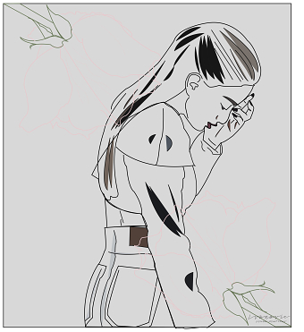 Illustration "Jolie-laide"