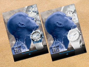 TECHNOMARINE Magazine Advertisement design