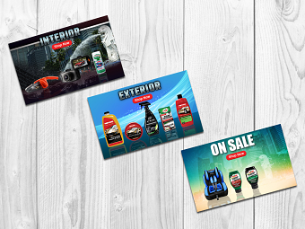 Web Banner design for Singapore based Car Deco company