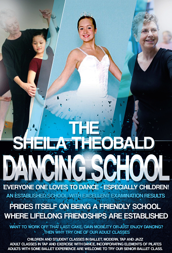 SHEILA THEOBALD's Dancing School Flyer