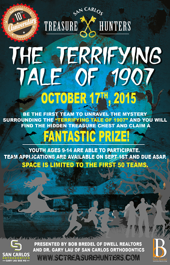 The Terrifying Tale of 1907 Flyer design.