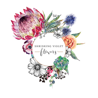 Shrinking Violet Flowers Re-brand
