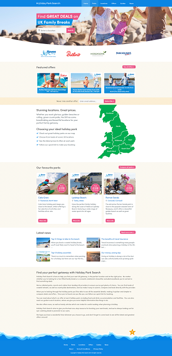 Holiday Park Search