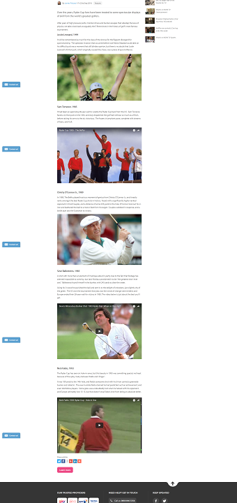 The Top 5 Ryder Cup Shots | Digital TV