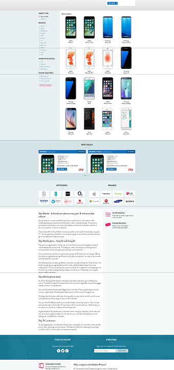 Sky Mobile Network Page | Mobile-phones.co.uk