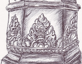 Ballpen Angkor Cambodia