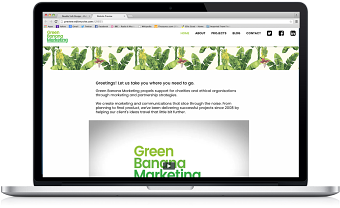 Green Banana Marketing rebrand