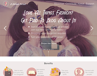 Fashion Blog design