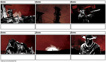 Call of Juarez concept boards