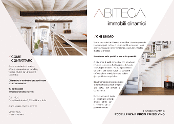 Corporate comunication for Abiteca - Innovazioni Immobiliari