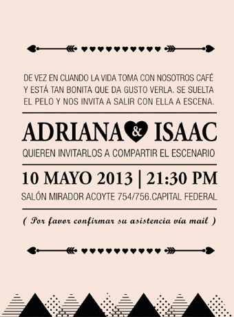 Wedding invitation