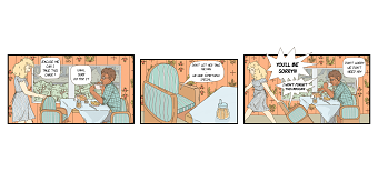 Small comic strip for BBC