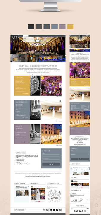 Homepage Redesign - Gibson Hall