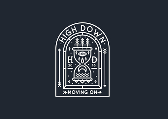 High Down Band Moving On T-shirt